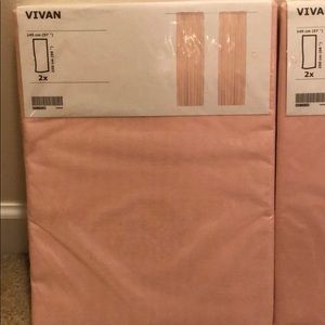 Ikea Blush curtains.